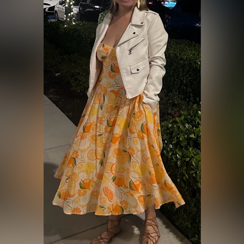 Orange dress